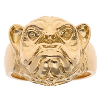 18ct Yellow Gold Dog Ring
