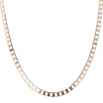 9ct Yellow Gold Curb Chain 20"