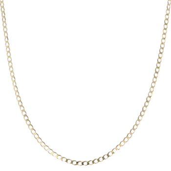 9ct Yellow Gold Curb Chain 20"