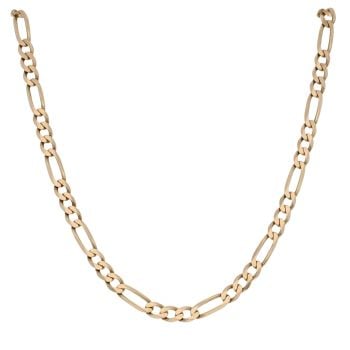 9ct Yellow Gold Figaro Chain 20"