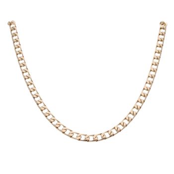 9ct Yellow Gold Curb Chain 20"