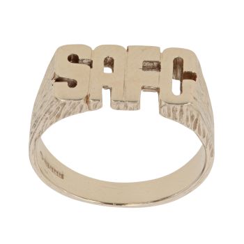 9ct Yellow Gold SAFC Signet Ring