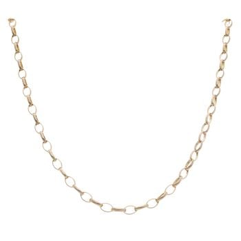 9ct Yellow Gold Belcher Chain 18"