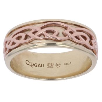9ct Yellow And Rose Gold Annwyl Clogau Ring