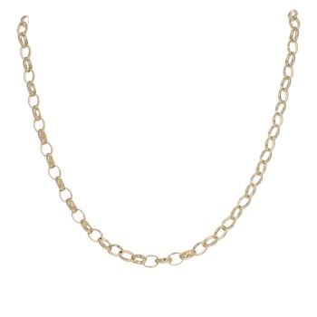 9ct Yellow Gold Belcher Chain 24"