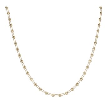 9ct Yellow Gold Fancy Chain 18"
