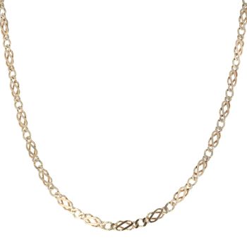 9ct Yellow Gold Celtic Chain 18"
