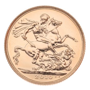 2010 Elizabeth II Full Sovereign Coin