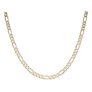 9ct Yellow Gold Figaro Chain 24"