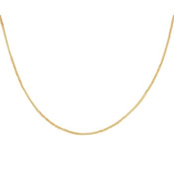 22ct Yellow Gold Fancy Foxtail Chain 16"