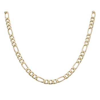 9ct Yellow Gold Figaro Chain 26"