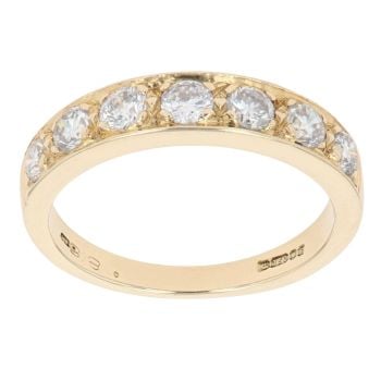 18ct Yellow Gold 0.85ct Diamond Eternity Ring