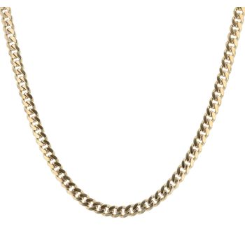 9ct Yellow Gold Curb Chain 18"