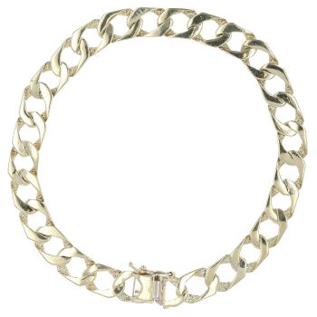 9ct Yellow Gold Fancy Bracelet 8.5"