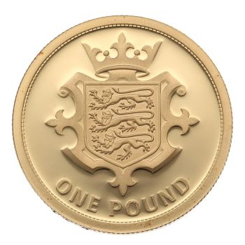 2015 Elizabeth II Jersey 1 Pound Coin Boxed