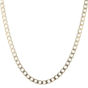 9ct Yellow Gold Curb Chain 18"