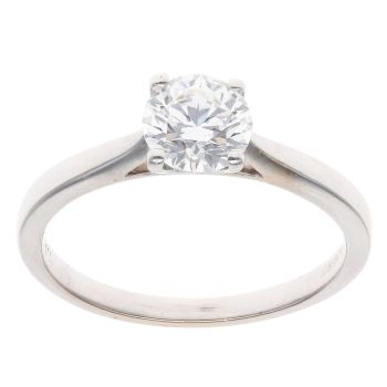 18ct White Gold 1.02ct Brilliant Cut Lab Grown Diamond Solitaire Ring