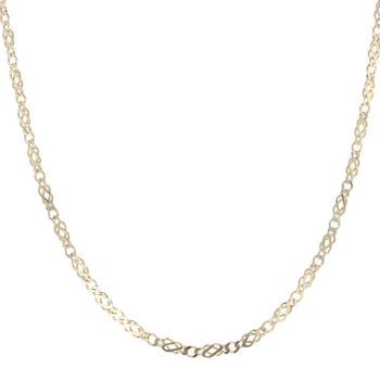 9ct Yellow Gold Fancy Chain 18"