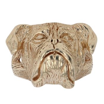 9ct Yellow Gold Dog Signet Ring