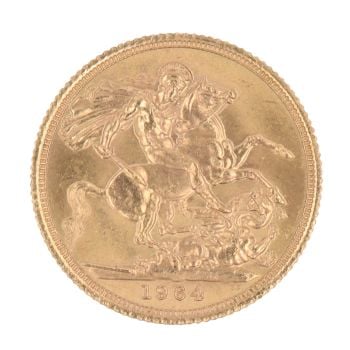 1964 Elizabeth II Full Sovereign Coin