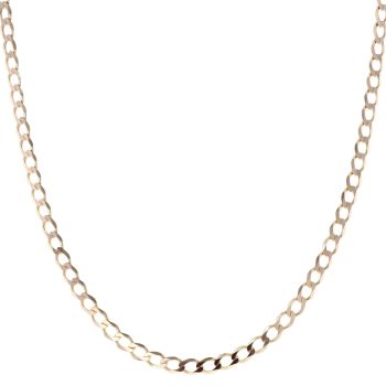 9ct Yellow Gold Curb Chain 28"