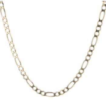9ct Yellow Gold Figaro Chain 22"
