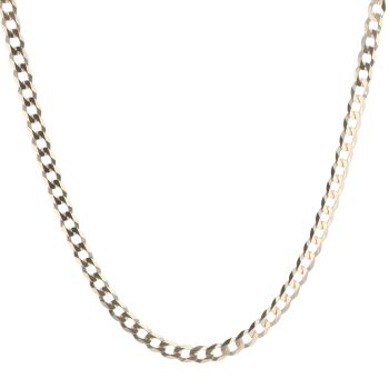 9ct Yellow Gold Curb Chain 20"