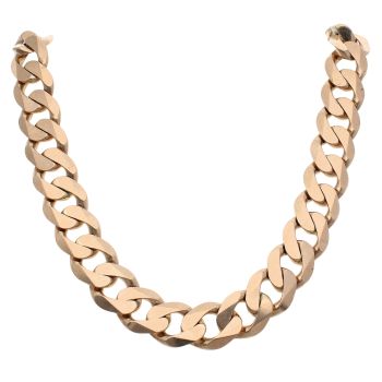 9ct Yellow Gold Curb Chain 24"