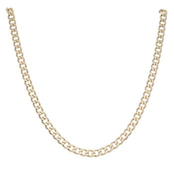 9ct Yellow Gold Curb Chain 22"