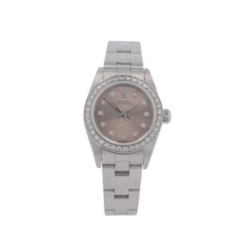 Rolex Custom Oyster Perpetual Pre Owned Watch Ref 76080