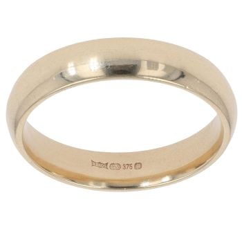 9ct Yellow Gold 4.5mm Wedding Band