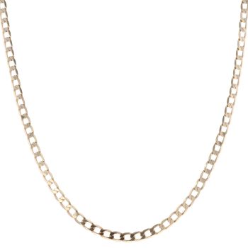 9ct Yellow Gold Curb Chain 22"