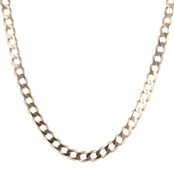 9ct Yellow Gold Curb Chain 24"