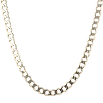 9ct Yellow Gold Curb Chain 26"