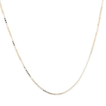 9ct Yellow Gold Box Chain 20"
