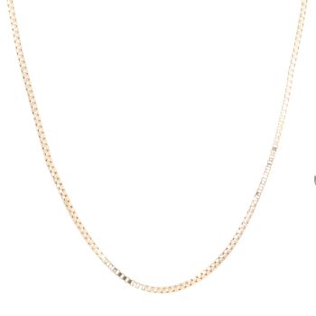 9ct Yellow Gold Box Chain 20"
