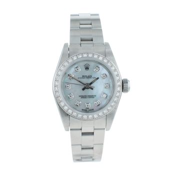 Rolex Custom Oyster Perpetual Pre Owned Watch Ref 67180