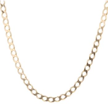 9ct Yellow Gold Curb Chain 24"