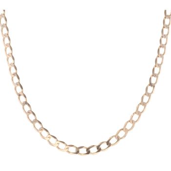 9ct Yellow Gold Curb Chain 20"