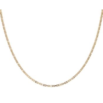 9ct Yellow Gold Byzantine Chain 18"
