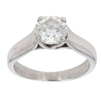 18ct White Gold 1.33ct Diamond Solitaire Ring