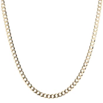 9ct Yellow Gold Curb Chain 20"
