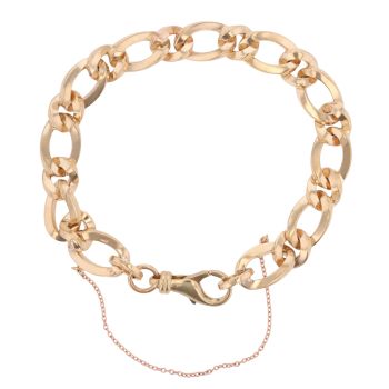 9ct Yellow Gold Fancy Bracelet 9"