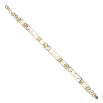 9ct Yellow Gold Rennie Mac Fancy Bracelet 7"