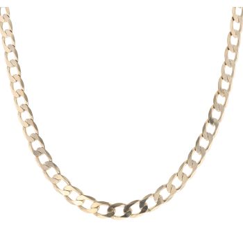 9ct Yellow Gold Curb Chain 20"