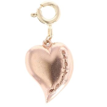9ct Yellow and Rose Gold Cariad Heart Clogau Charm