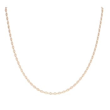 9ct Yellow Gold Button Chain 20"