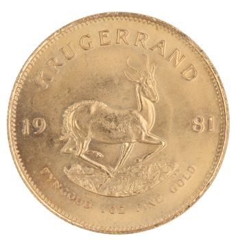 1981 1oz South Africa Krugerrand Coin