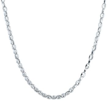 Unique & Co Stainless Steel Button Chain 20"