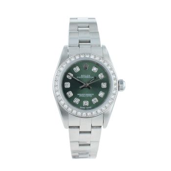 Rolex Custom Oyster Perpetual Pre Owned Watch Ref 76080
